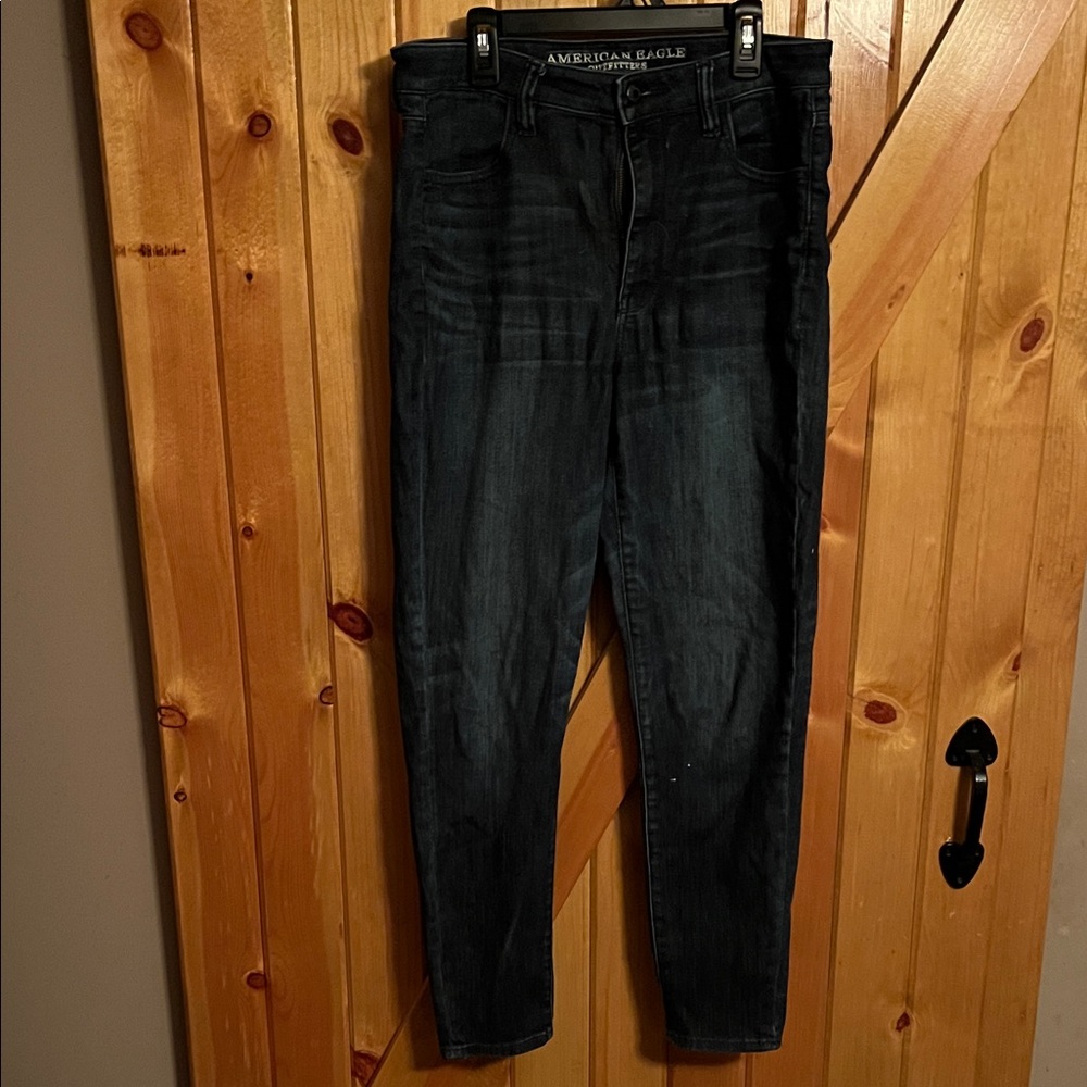 American Eagle Outfitters Deep Blue Skinny Jeans